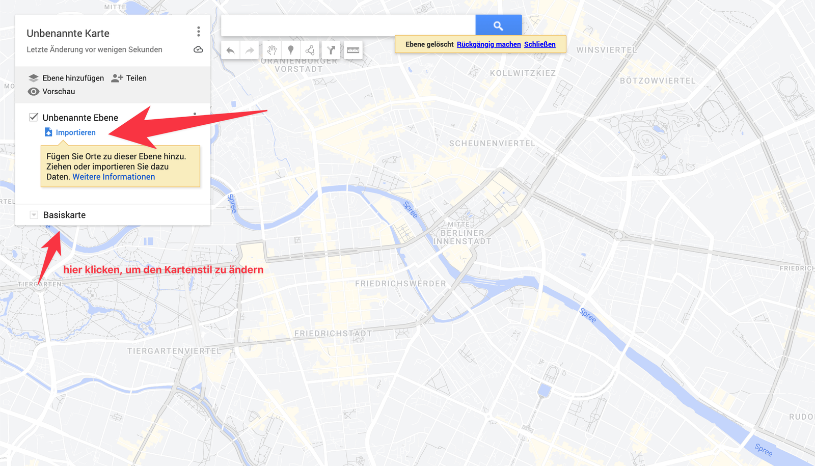 Importing a spreadsheet of addresses into Google My Maps
