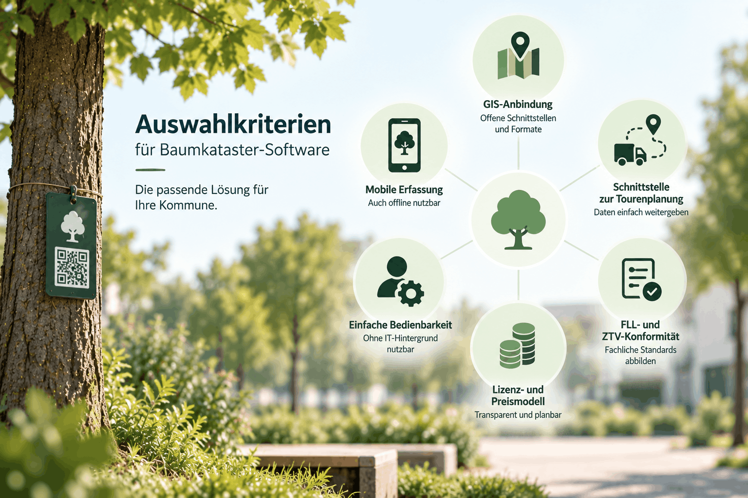 Selectiecriteria voor bomenbeheersoftware