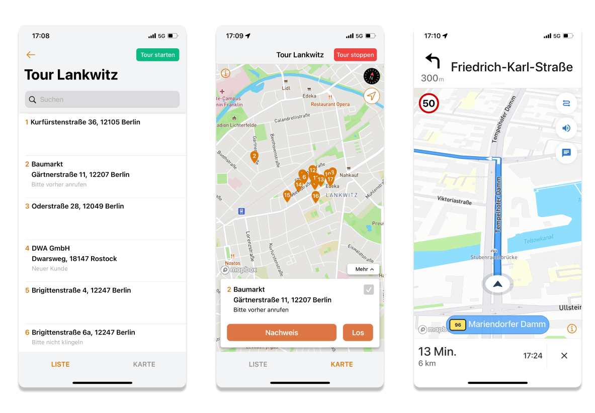 xRoutens mobilapp